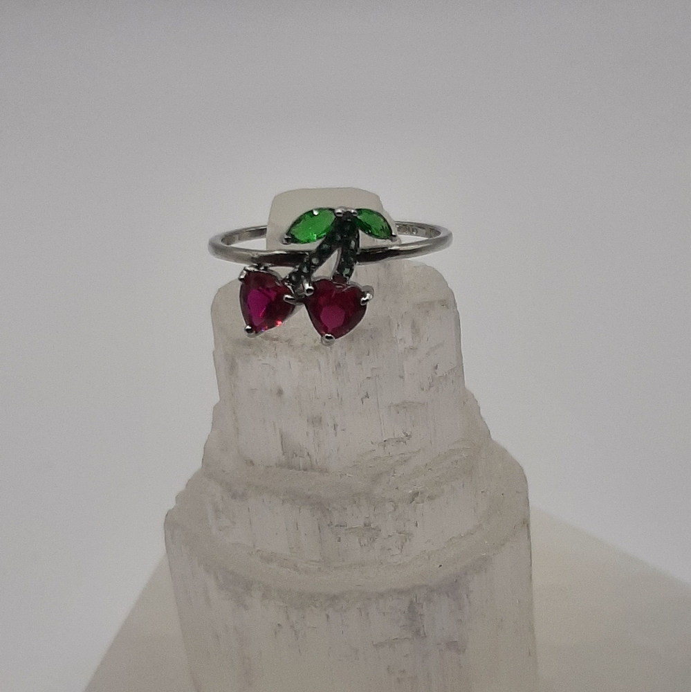 R1040 Cherry Ring Plated - Charmed Aroma